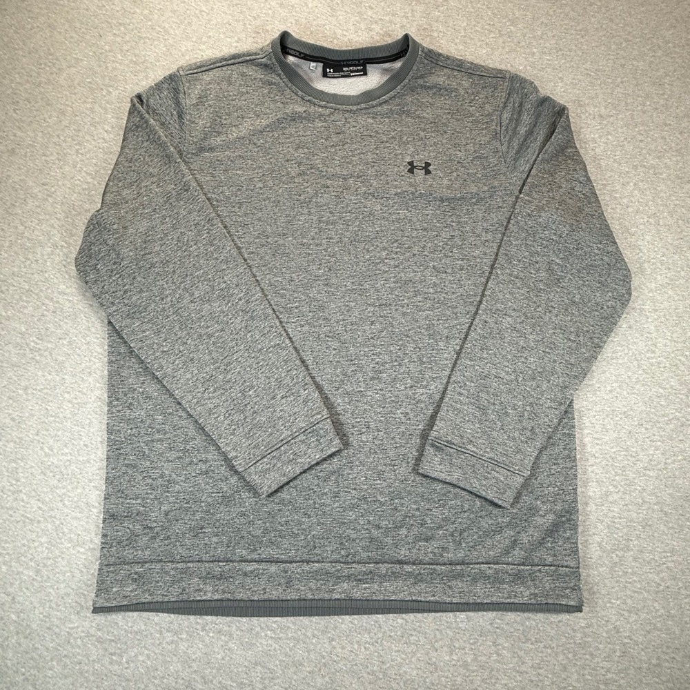 Under Armour Storm Golf ColdGear Crewneck Sweatshirt Gray 3XL Tall 1360503-012